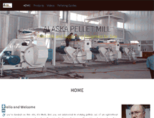 Tablet Screenshot of alaskapelletmill.com